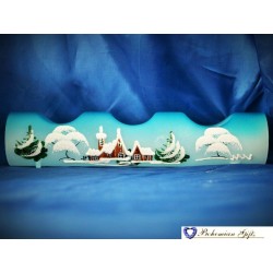 3 holes cylinder- light blue