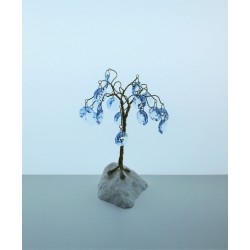 Tree with trimmings- blue