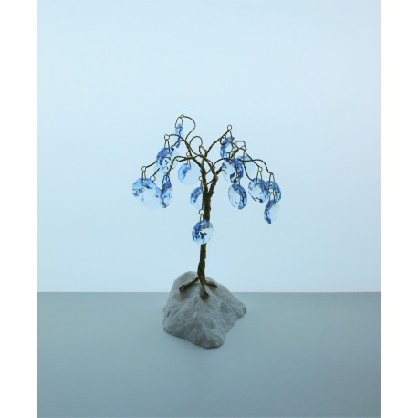 Strom s ověsy- modrá