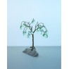 Tree with trimmings- green
