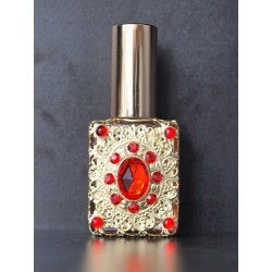 Perfume bottle sprey- red, gold