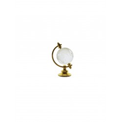 Globe 2,5 cm golden- transparent