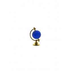 Globe 2,5 cm golden- blue