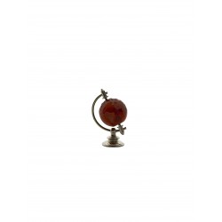 Globe 2,5 cm silver-plated- royal