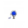 Marine globe 4 cm silver- blue