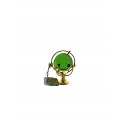 Marine globe 4 cm golden- green
