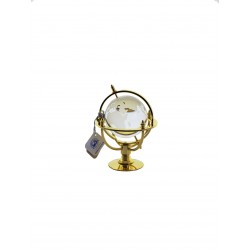 Marine globe 5 cm golden- transparent