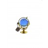 Marine globe 5 cm golden- light blue