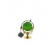Marine globe 5 cm golden- green