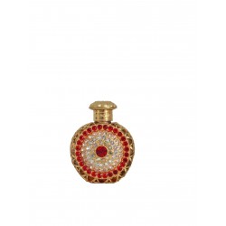 Perfume bottle- red, gold