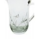 Pitcher with garnets