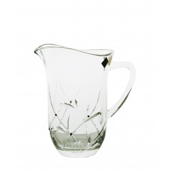 Pitcher with garnets