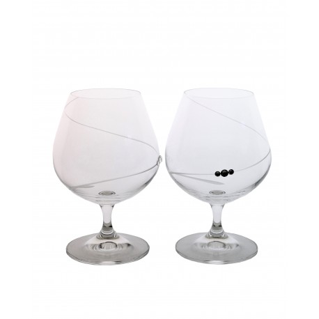 Brandy 2 pcs spiral- Swarovski crystals