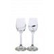 Liquer 2 pcs spiral- Swarovski crystals