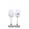 Liquer 2 pcs spiral- Swarovski crystals