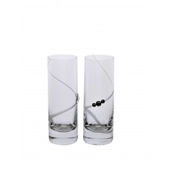 Shot 2 pcs spiral- Swarovski crystals