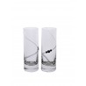 Shot 2 pcs spiral- Swarovski crystals