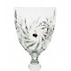Glasses 2 pcs wine with garnets