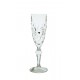 Glasses 2 pcs flutes with garnets