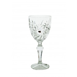 Glasses 2 pcs wine with garnets