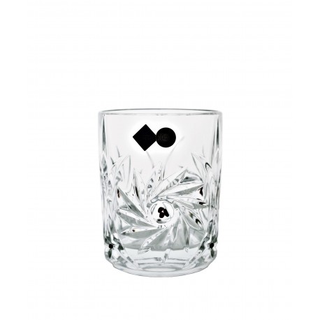 Glasses 2 pcs whisky with garnets