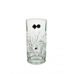 Glasses 2 pcs long drink with garnets