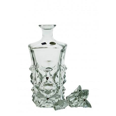 Decanter with garnets