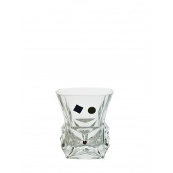 Whisky glasses with garnets 2 pcs