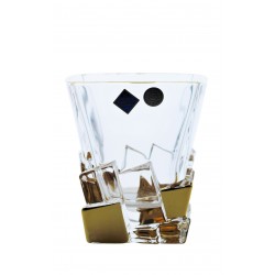 Whisky glasses Crack- golden