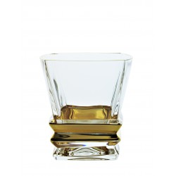 Whisky glasses Rocky- golden