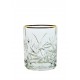 Whisky glasses Pinwheel- golden