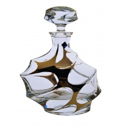 Whisky decanter Crack- golden