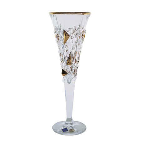 Glasses for champagne Glacier- golden