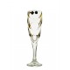Glasses for champagne Calypso- golden 2 pcs or 6 pcs