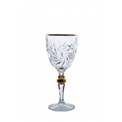 Wine glasses Pinwheel- golden
