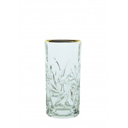 Long drink glasses Pinwheel- golden