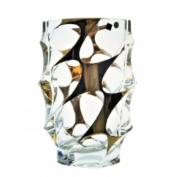 Glass vase Calypso- gold
