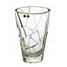 Glass vase Crack- gold