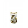 Small glass vase Glacier- gold