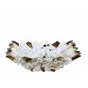 Glass bowl Glacier- gold