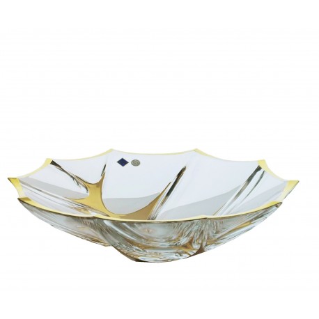 Glass bowl Calypso- gold
