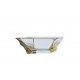 Glass bowl Sail 200 mm- gold