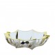 Crystal ashtray- golden