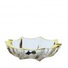 Crystal ashtray- golden