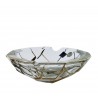 Crystal ashtray Crack- golden
