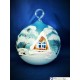 Ball 6 cm- light blue