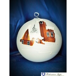 Ball 12 cm- white