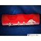 2 holes cylinder- red