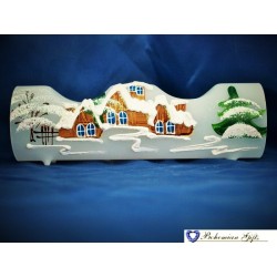 2 holes cylinder- white